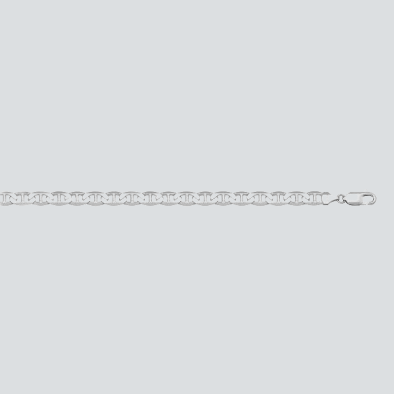 N315W WHITE GOLD SOLID FLAT ANCHOR