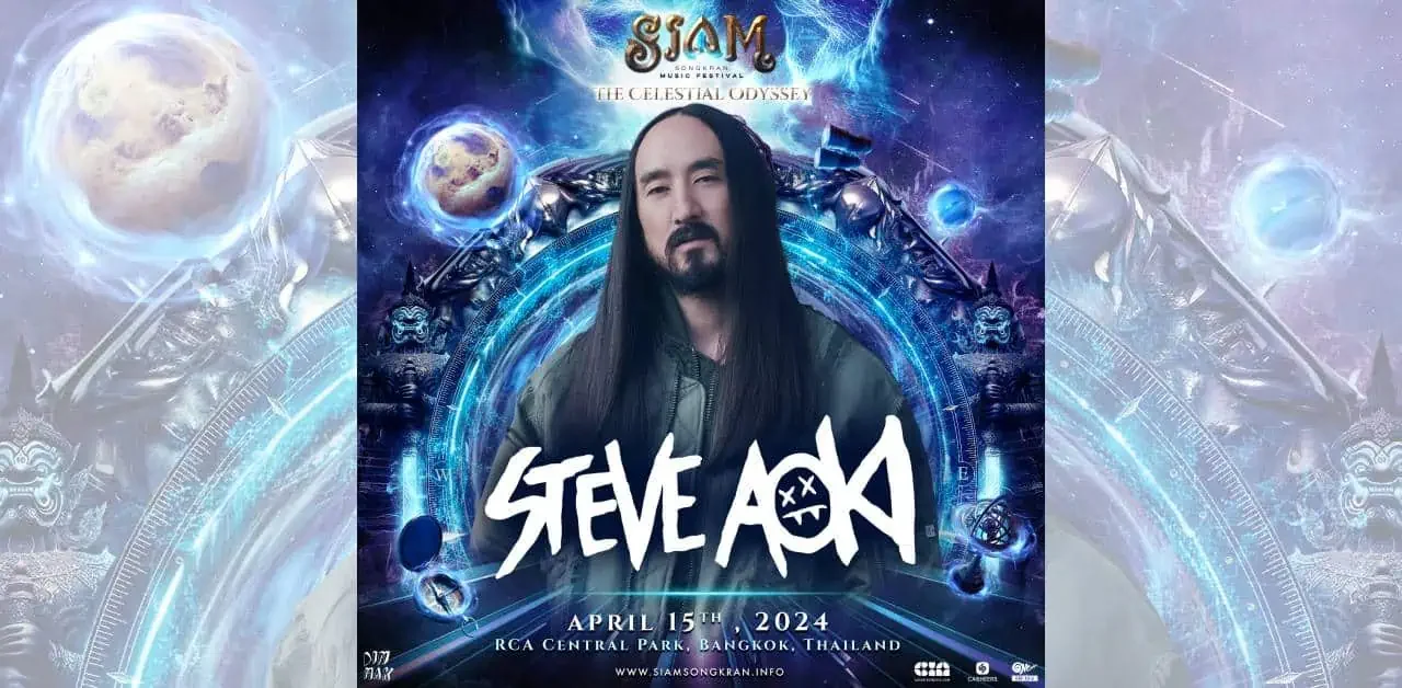 STEVE AOKI | Announced on Lineup at SIAM Songkran Music Festival 2024