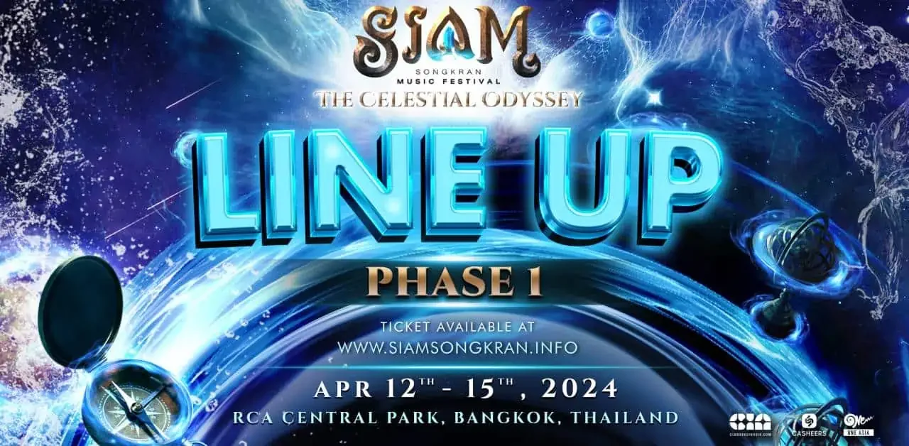 SIAM Songkran Music Festival 2024 Announces Phase 1 Lineup