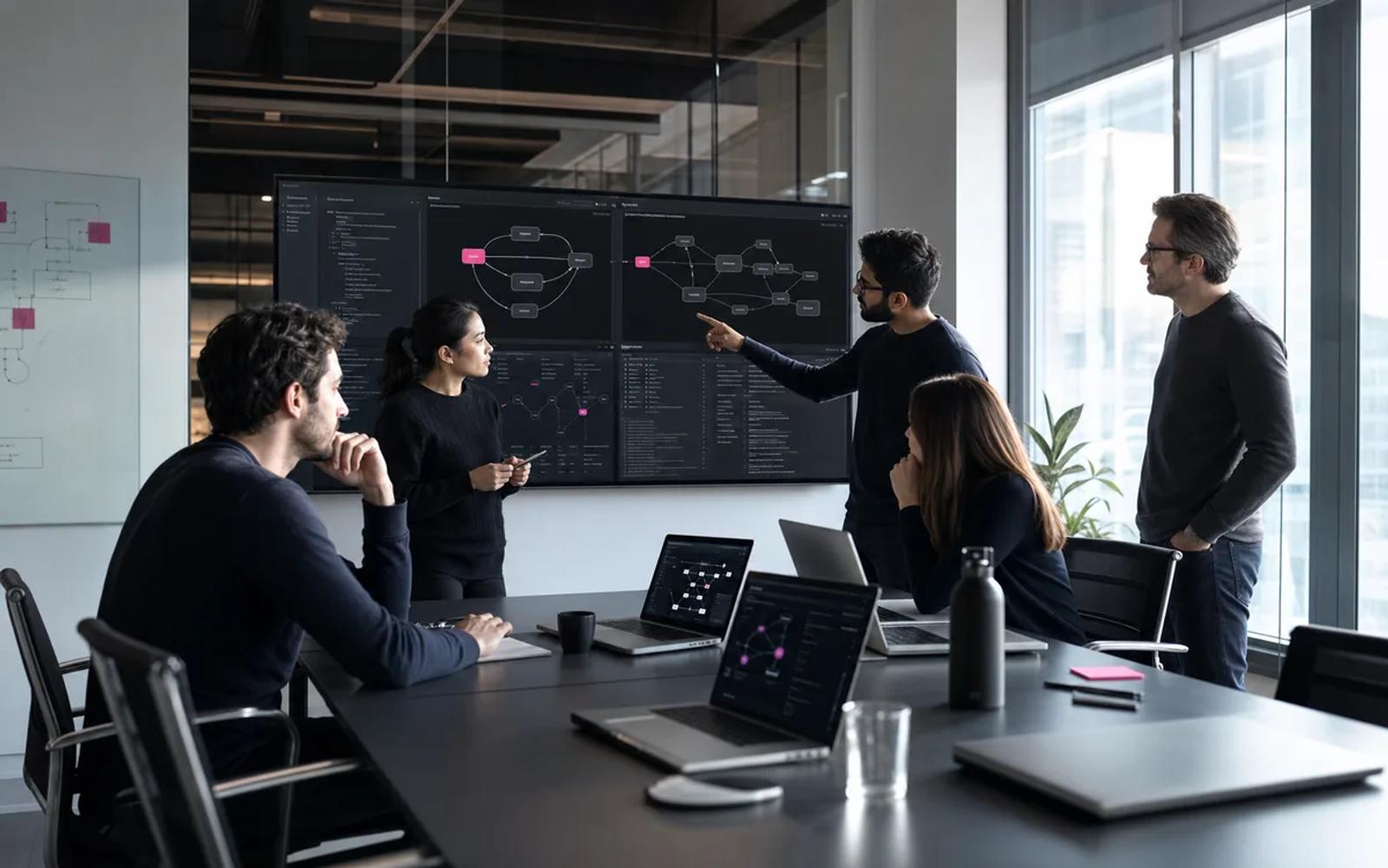 AI engineers reviewing agent evaluations and production reliability