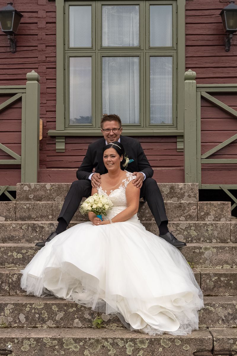 Brudebilde av Anette og Geir