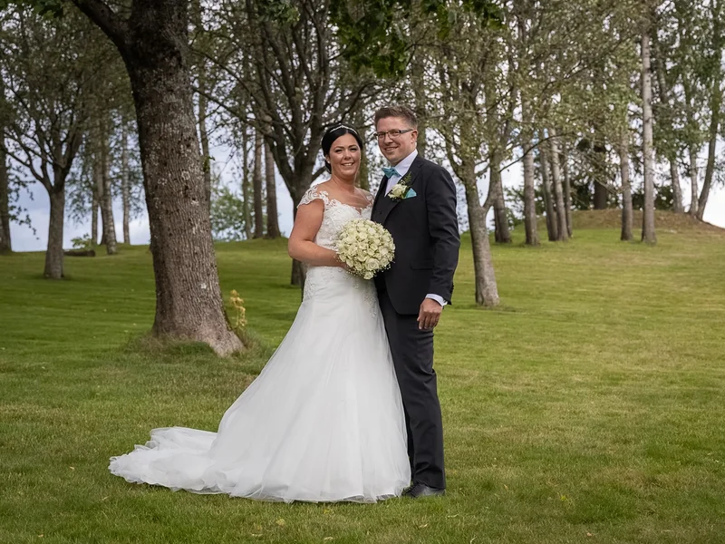 Brudebilde av Anette og Geir