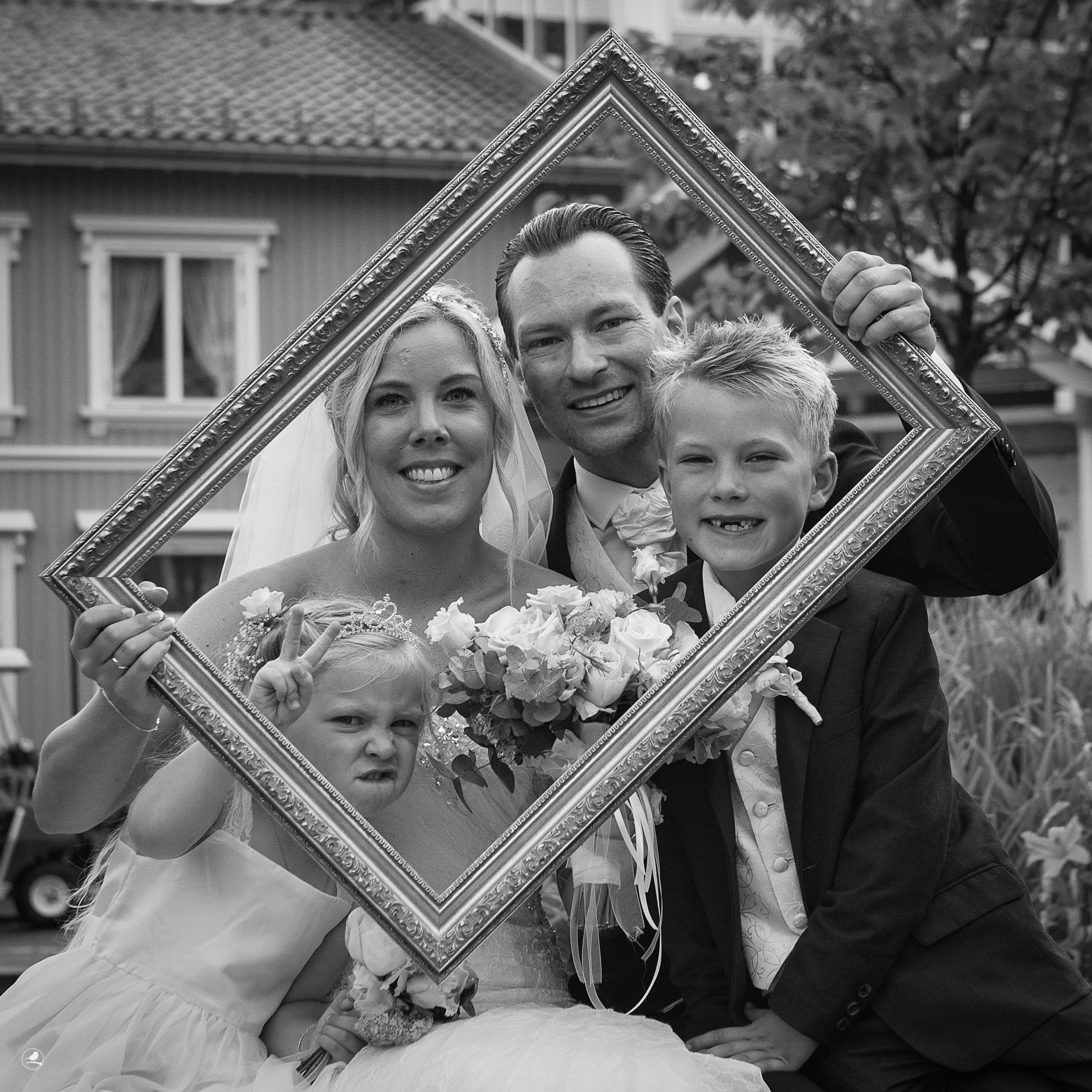 Bryllupsbilde Stine og Henning