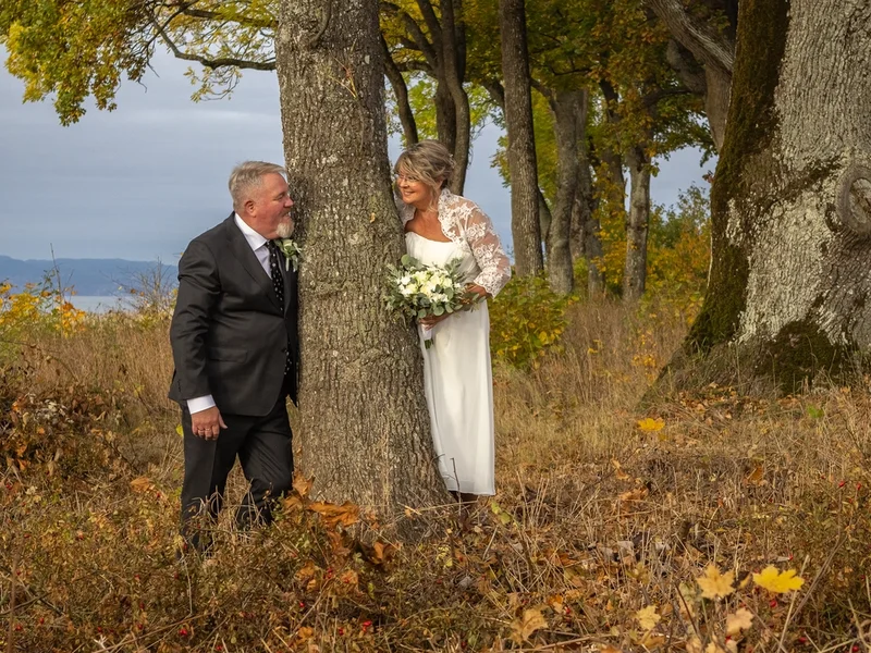 Brudebilde av Elin & Harald