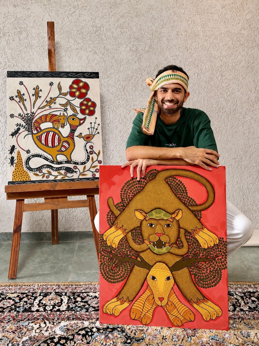 Gond Art Workshop with Prakash Garg
