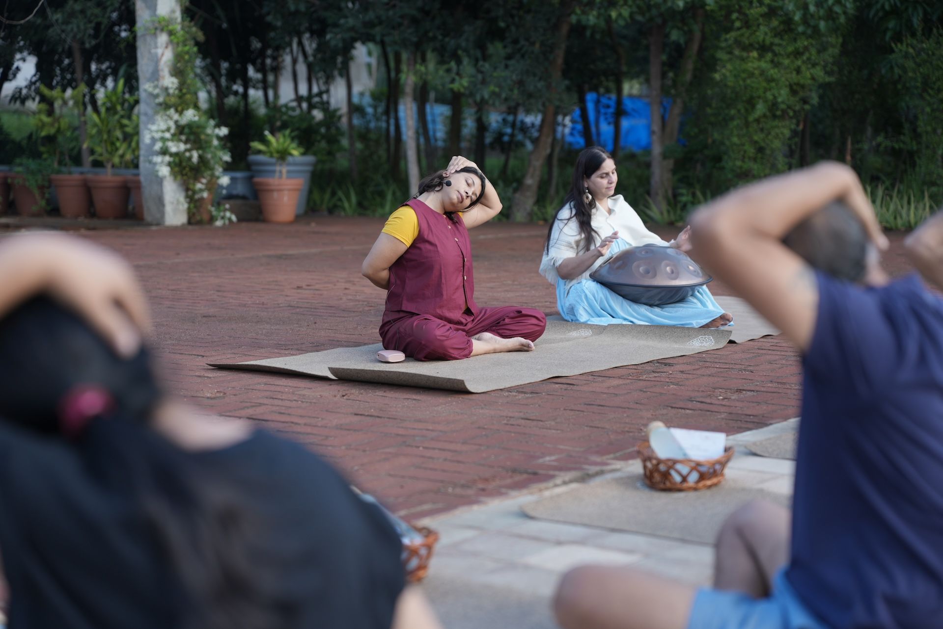 Hatha Yoga with Live Handpan Music