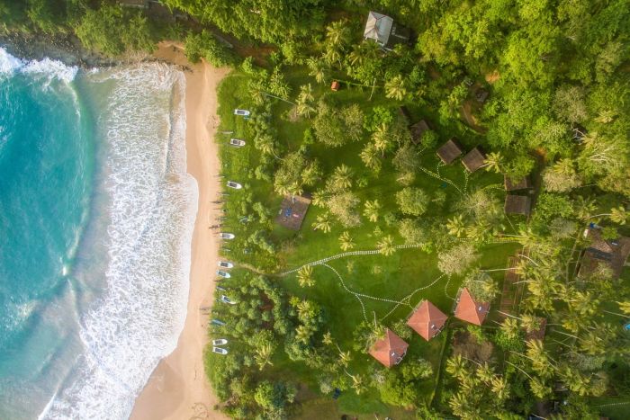 Direct beach access