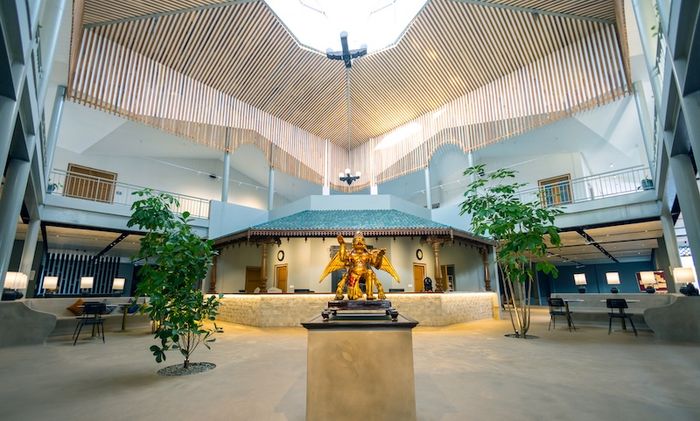 Reception and arrival area