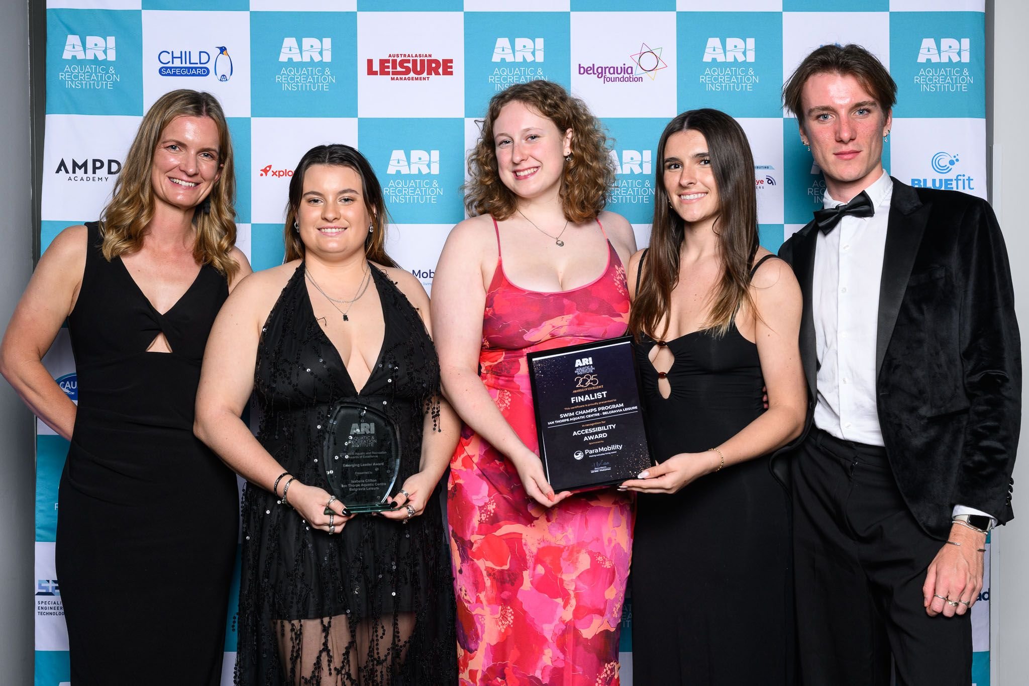 The team from Ian Thorpe Aquatic Centre