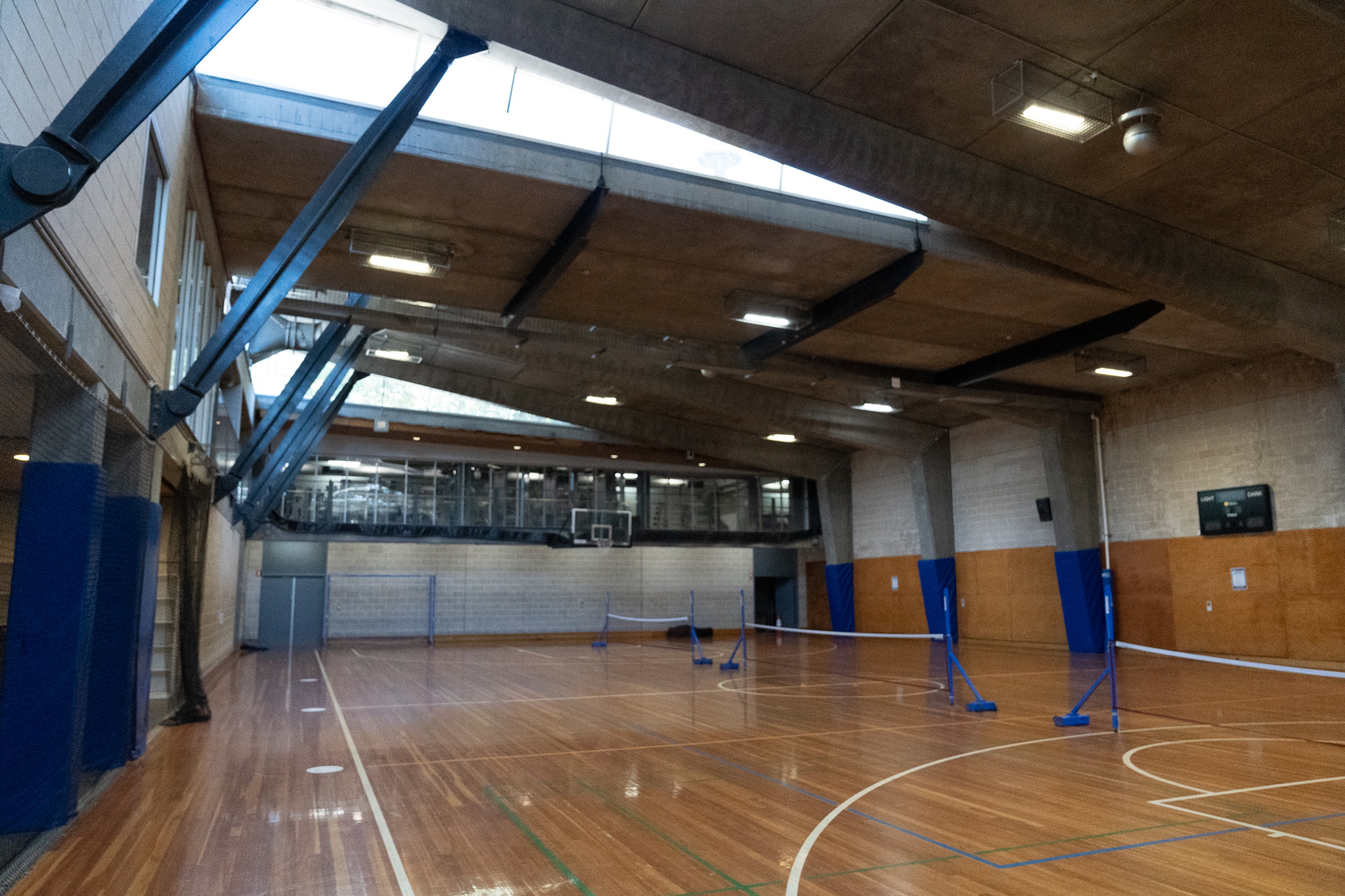 Indoor multipurpose sports court at Cook + Phillip Park Pool