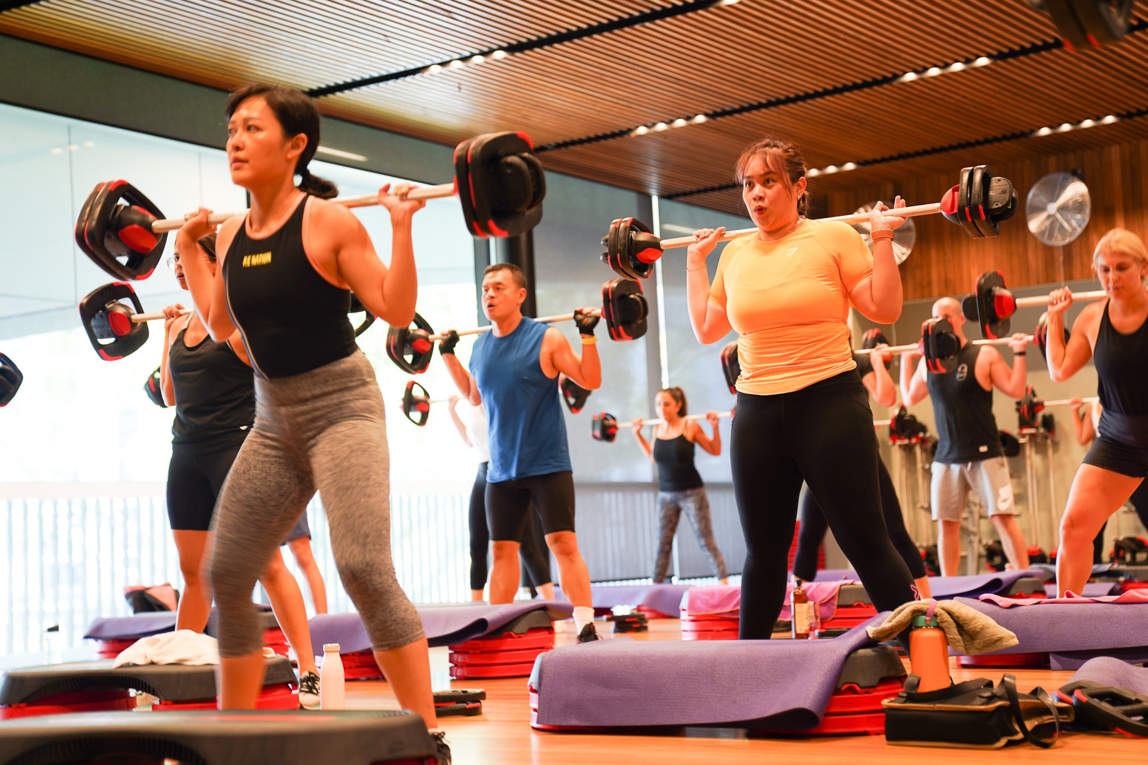 BODYPUMP class at Gunyama Park Aquatic and Recreation Centre