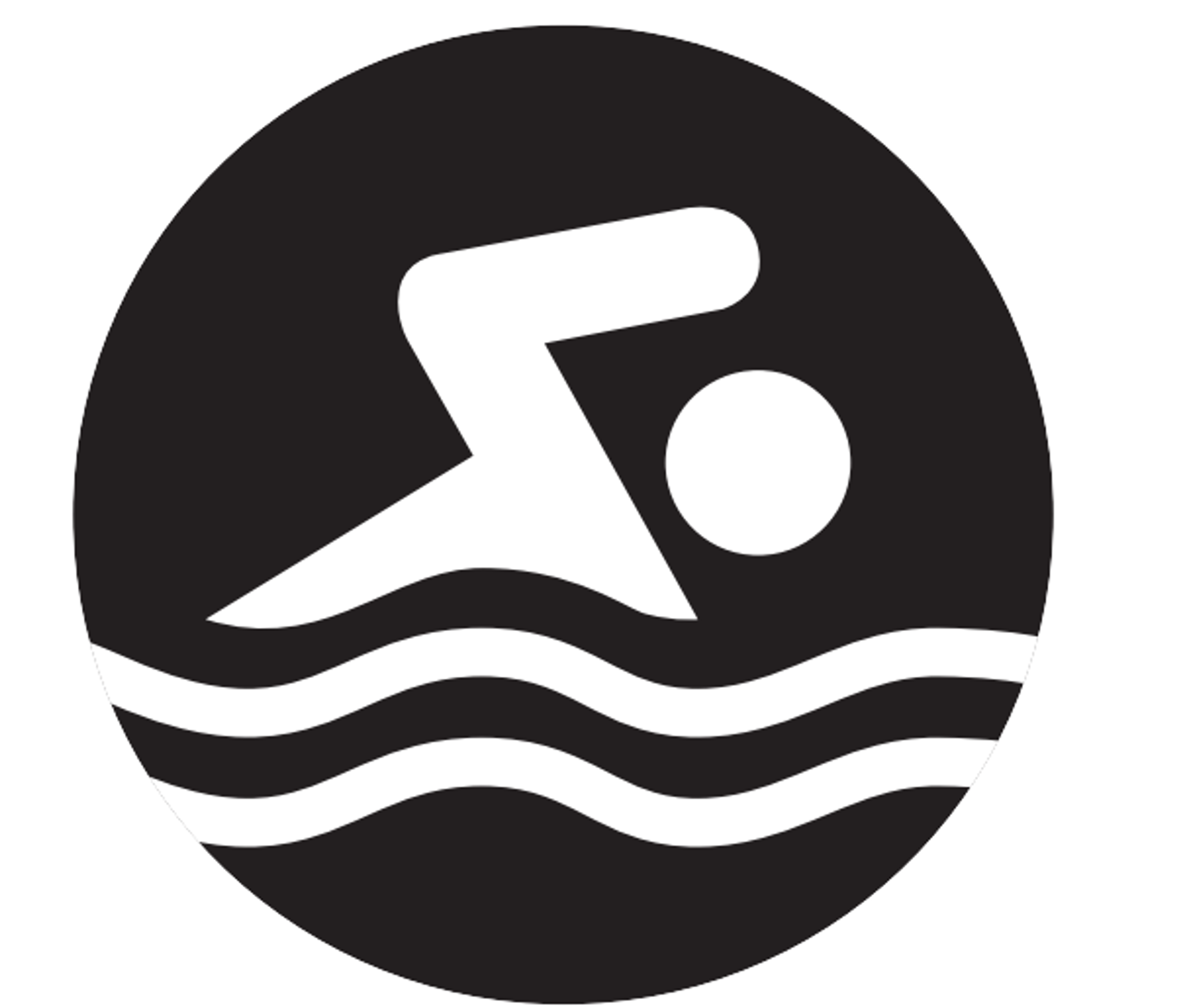 Swimming icon shown on Cook + Phillip communication board 