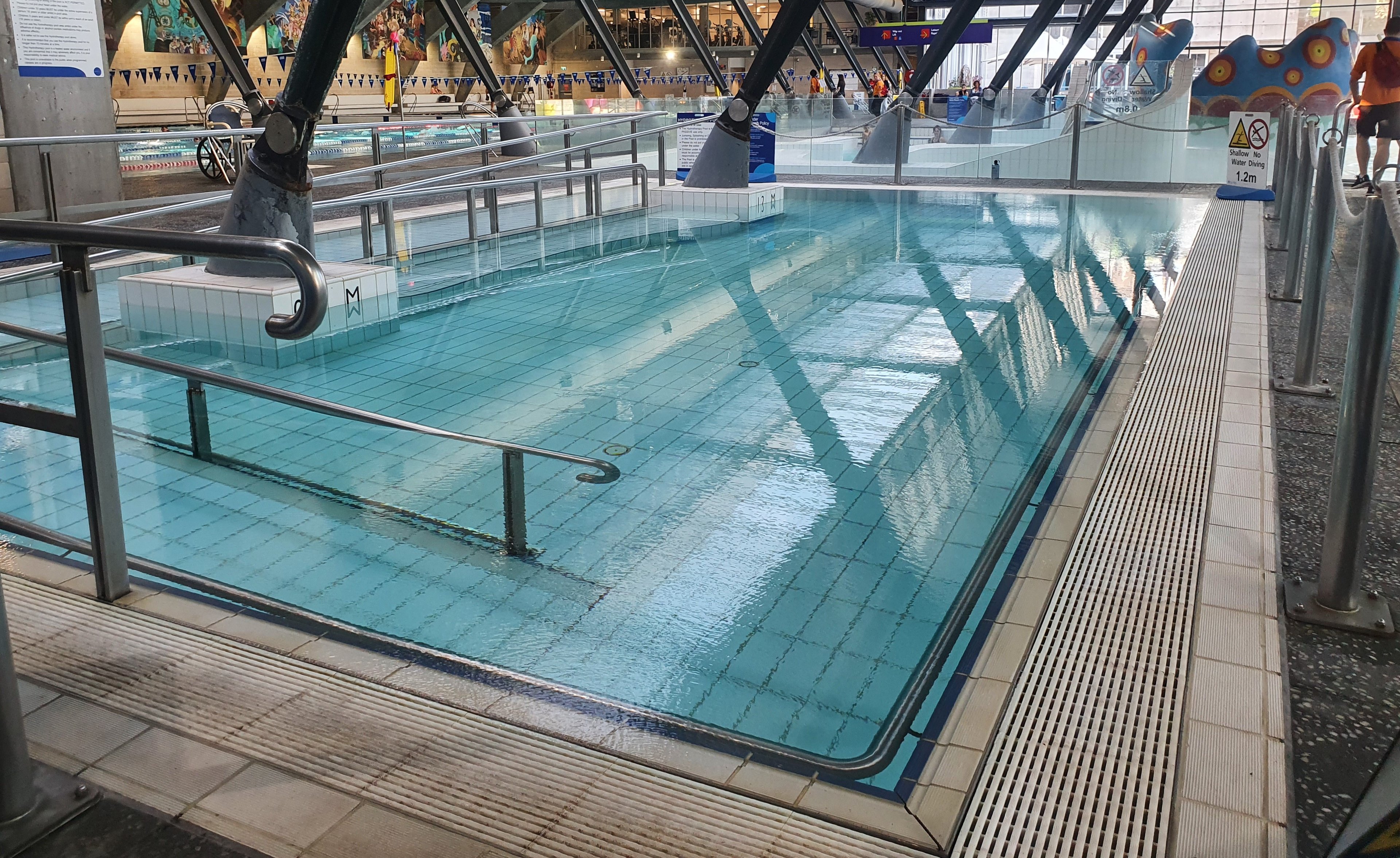 Hydrotherapy pool at Cook + Phillip Park Pool