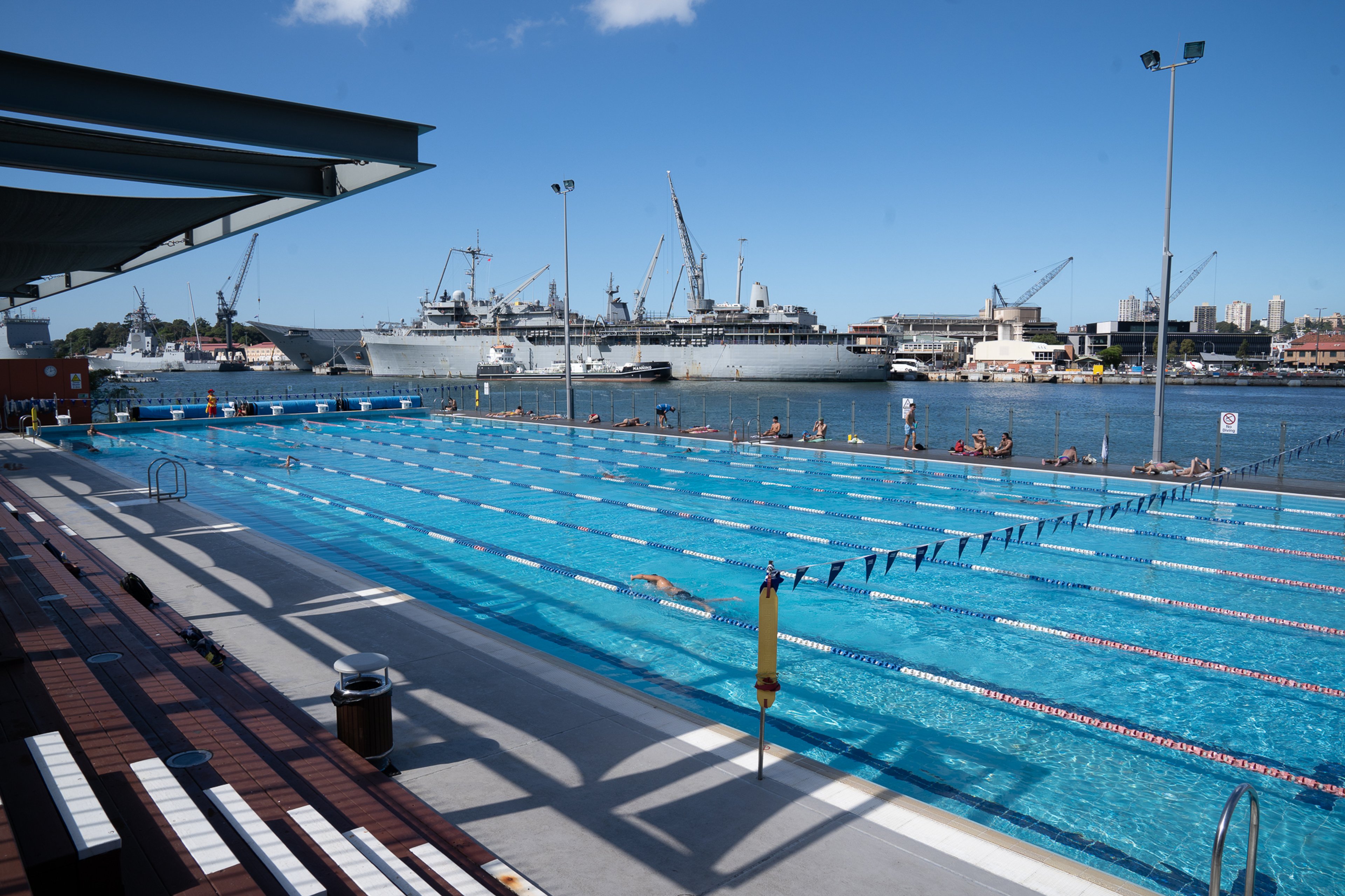 50m pool at Andrew (Boy) Charlton Pool 