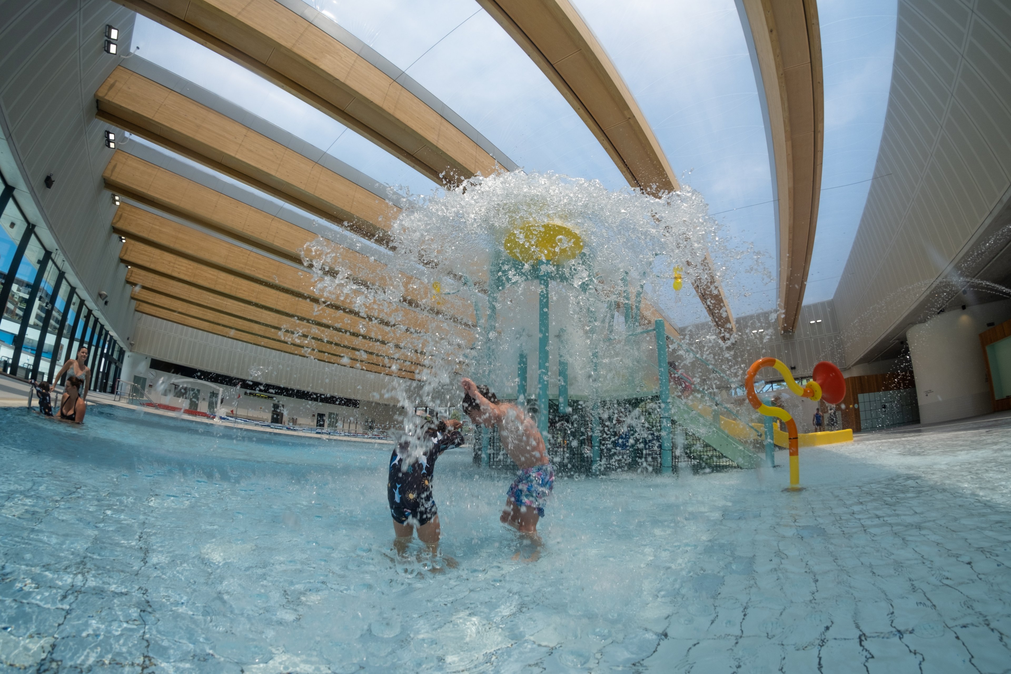 Aqua play at Gunyama Park