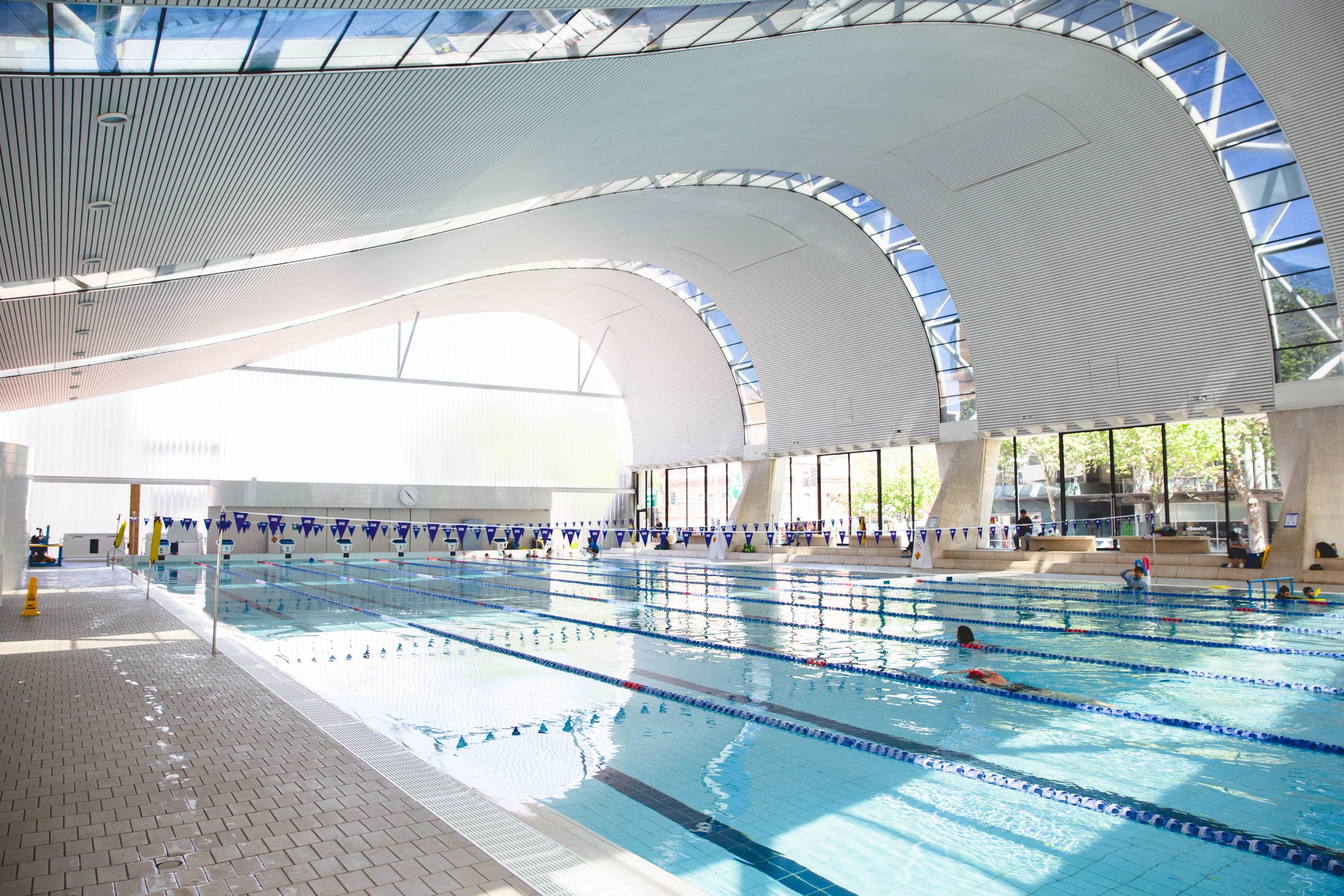 The 50m indoor pool at Ian Thorpe Aquatic Centre