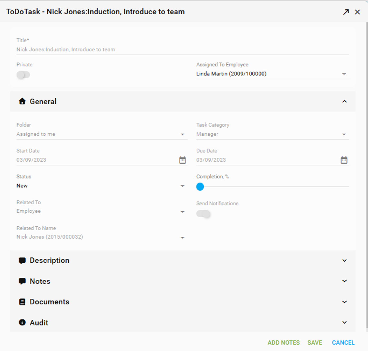 Manage tasks clearly - from assignment to completion