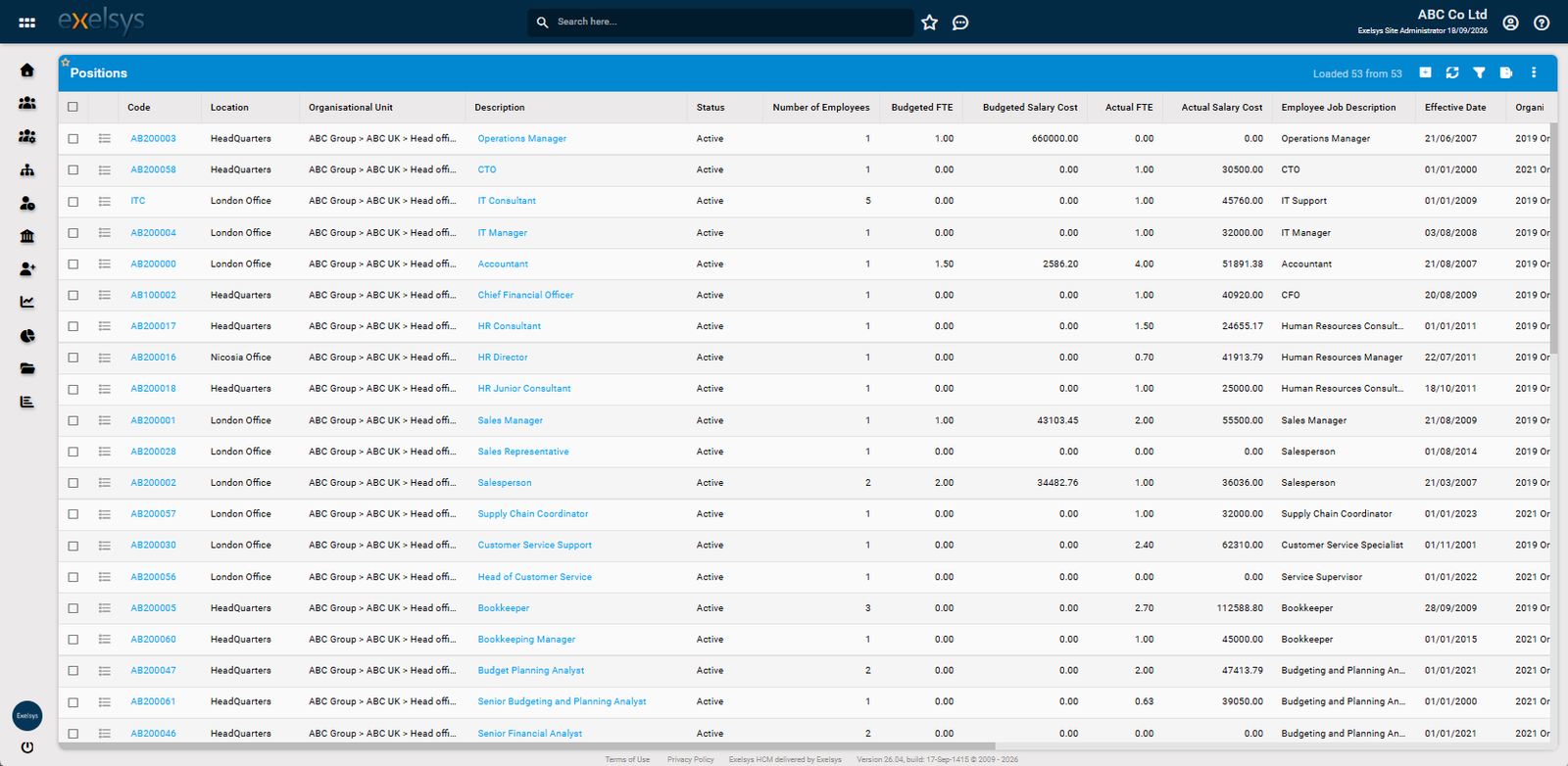 Positions Management