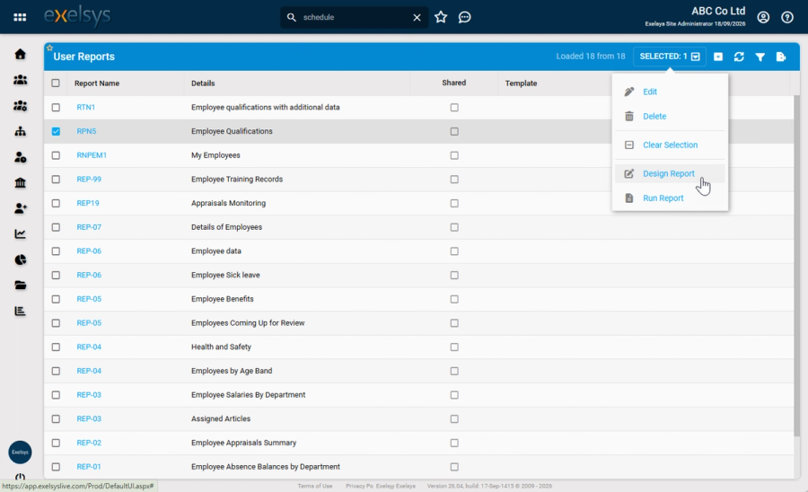 Build reports that fit your exact needs