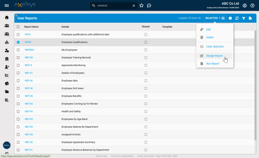 Build reports that fit your exact needs