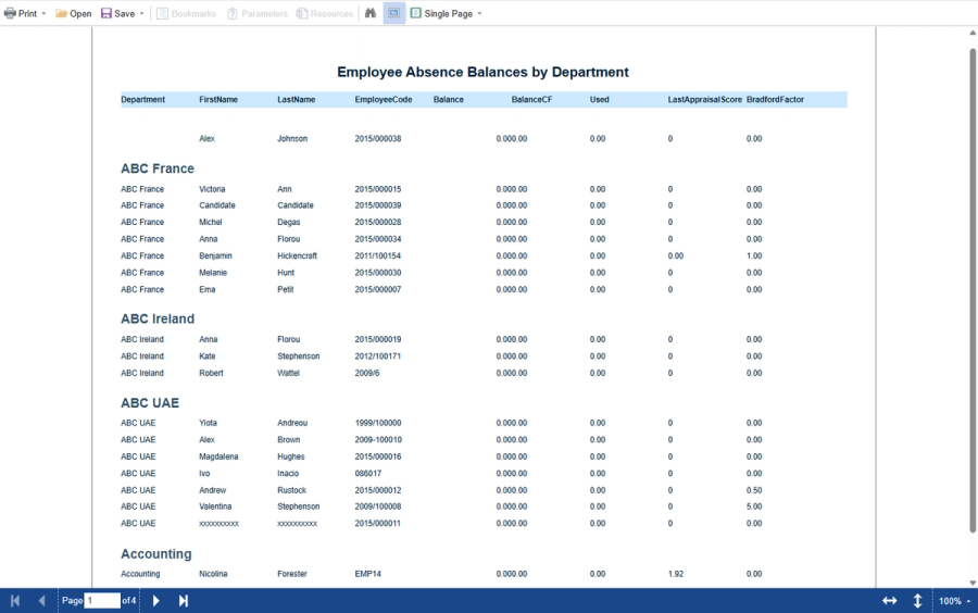 Visibility Controls secure, role‑based reporting