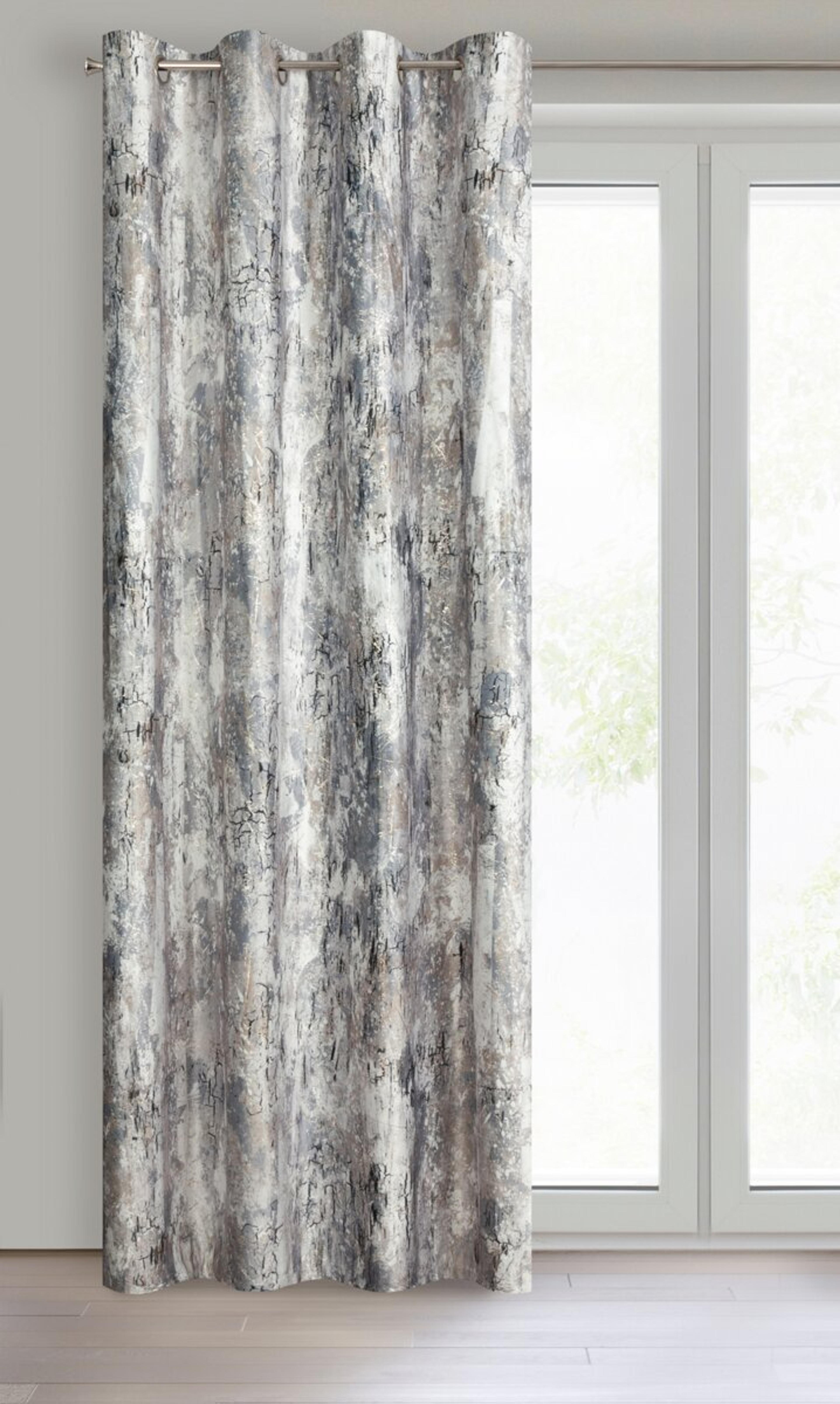 Produkt - ZASŁONA GOTOWA MALIA STALOWA  140X250 PRZELOTKI