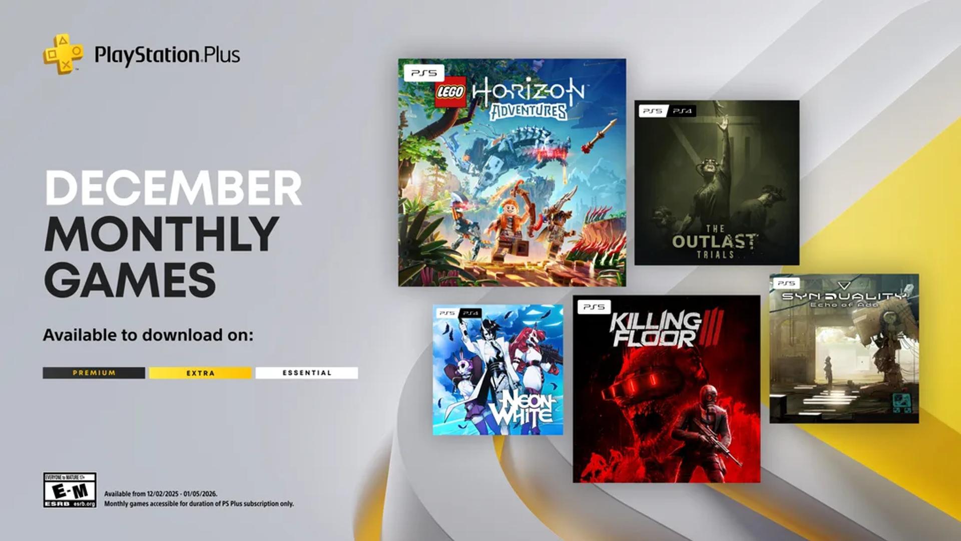 PlayStation Plus Monthly Games December 2025 – Full Game List & Details