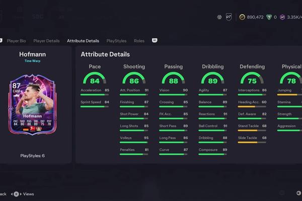 Jonas Hofmann Time Warp SBC Released in EA FC 26