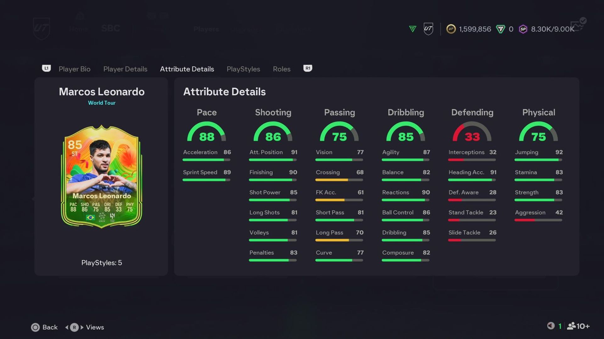 Marcos Leonardo World Tour SBC – EA FC 26