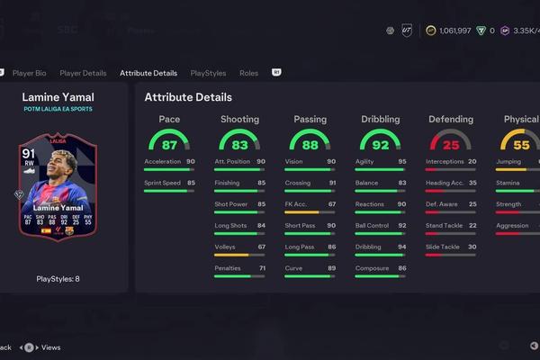 EA FC 26 Lamine Yamal POTM SBC: All Tasks and Cheapest Solutions