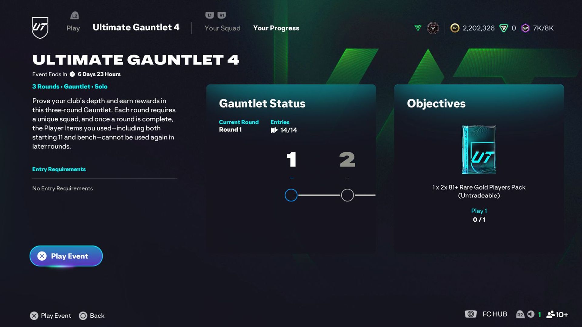 Ultimate Gauntlet 4 Objectives and Rewards UCL Primetime Giuliano Simeone Available in EA FC 26
