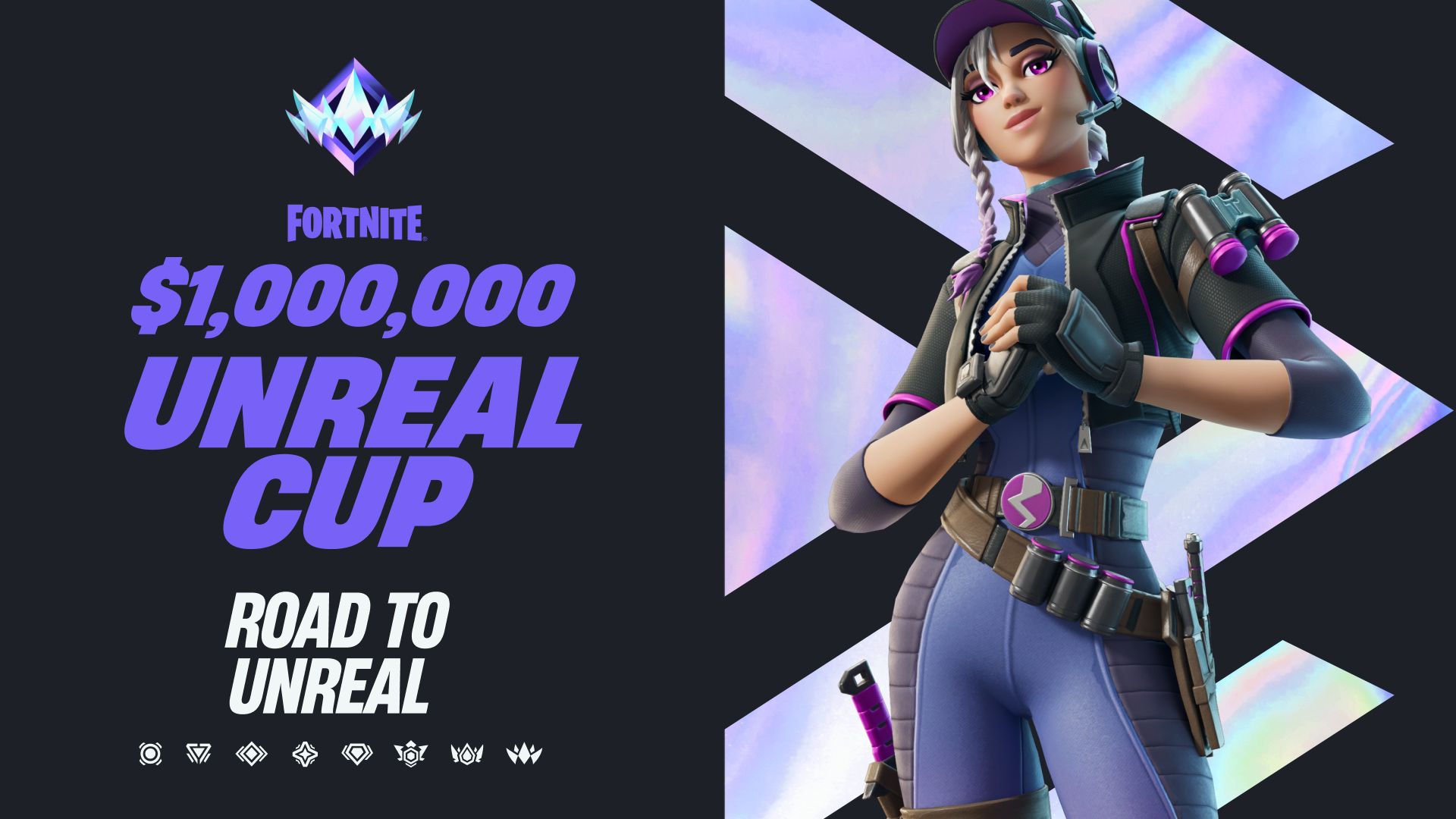 Fortnite Road to Unreal Announced – $1M Unreal Cup, Ranked Cups, FNCS 2026 & Mobile Series Details