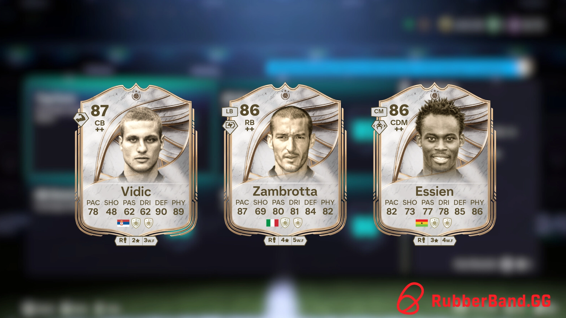 Base Icon Matchday Pick Returns in FC 26 Featuring Essien, Vidić & Zambrotta