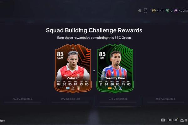 EA FC 26 UEFA Primetime Duo Pick SBC: Yeremy Pino or Zalazar