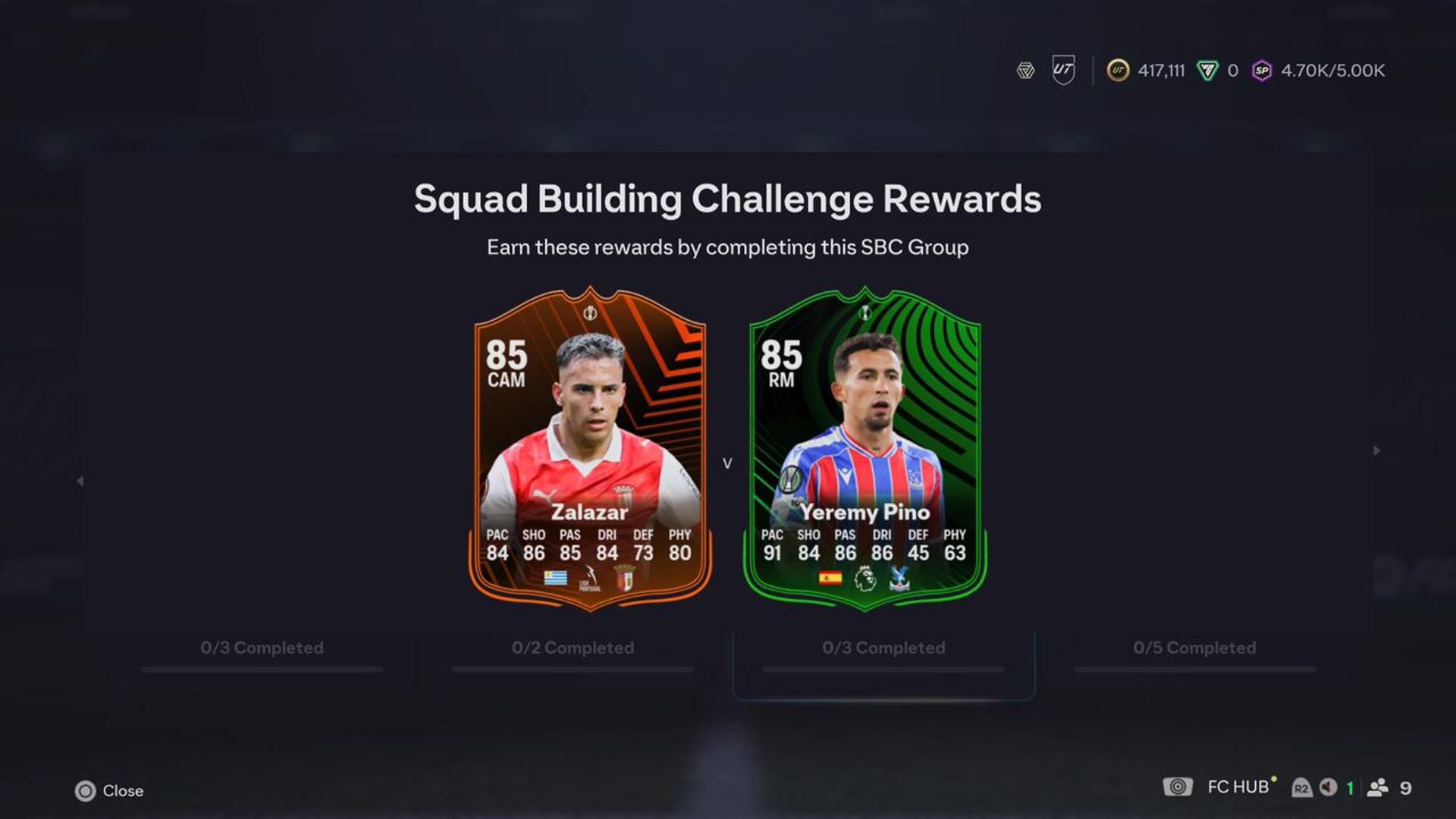 EA FC 26 UEFA Primetime Duo Pick SBC: Yeremy Pino or Zalazar