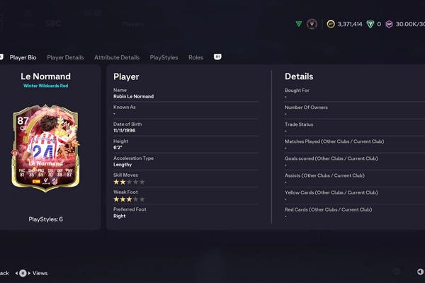 FC 26 Winter Wildcards SBC: Robin Le Normand Full Review