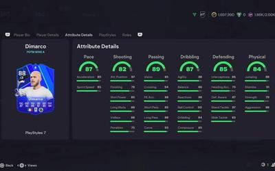 Serie A POTM January Dimarco SBC – Cheapest Solutions, Cost & Full Review