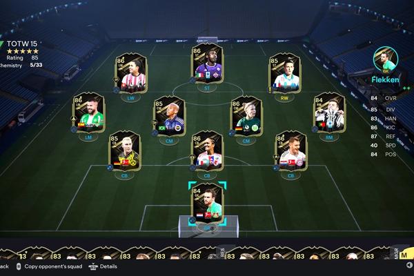 FC 26 TOTW 15 Full List: Moise Kean, Talisca, Stanišić & More