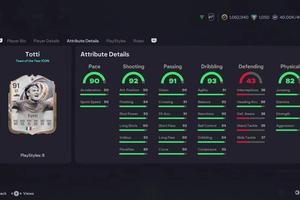 EA FC 26 Francesco Totti TOTY Icon SBC: Cheapest Solutions, Cost, and Full Breakdown