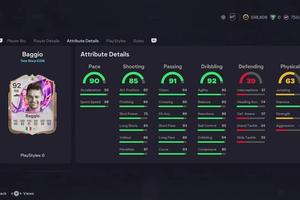 Roberto Baggio Time Warp Icon SBC Released in EA FC 26