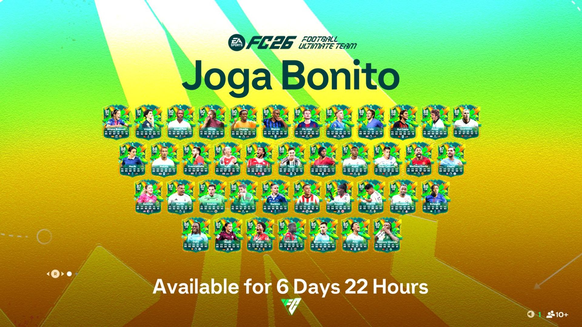 EA FC 26 Joga Bonito Promo Is Live – Full Player List, Heroes & Best Cards to Pack