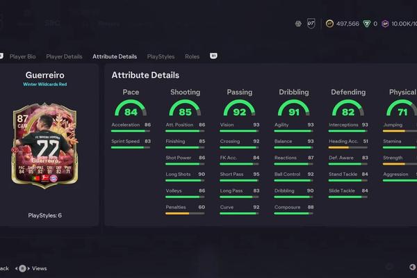 Raphaël Guerreiro Winter Wildcards SBC Cheapest Solutions in EA FC 26