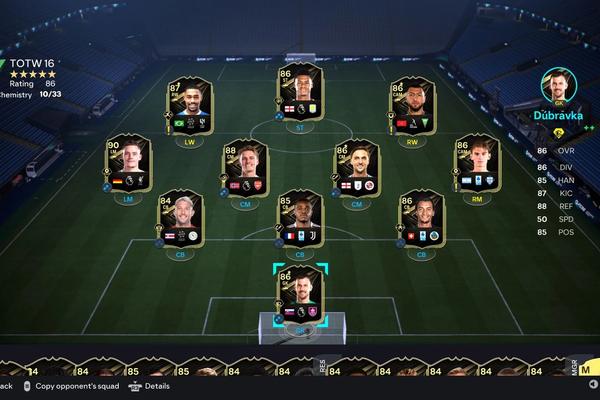 EA Sports FC 26 Team of the Week 16: Wirtz Headlines a Star-Studded Squad