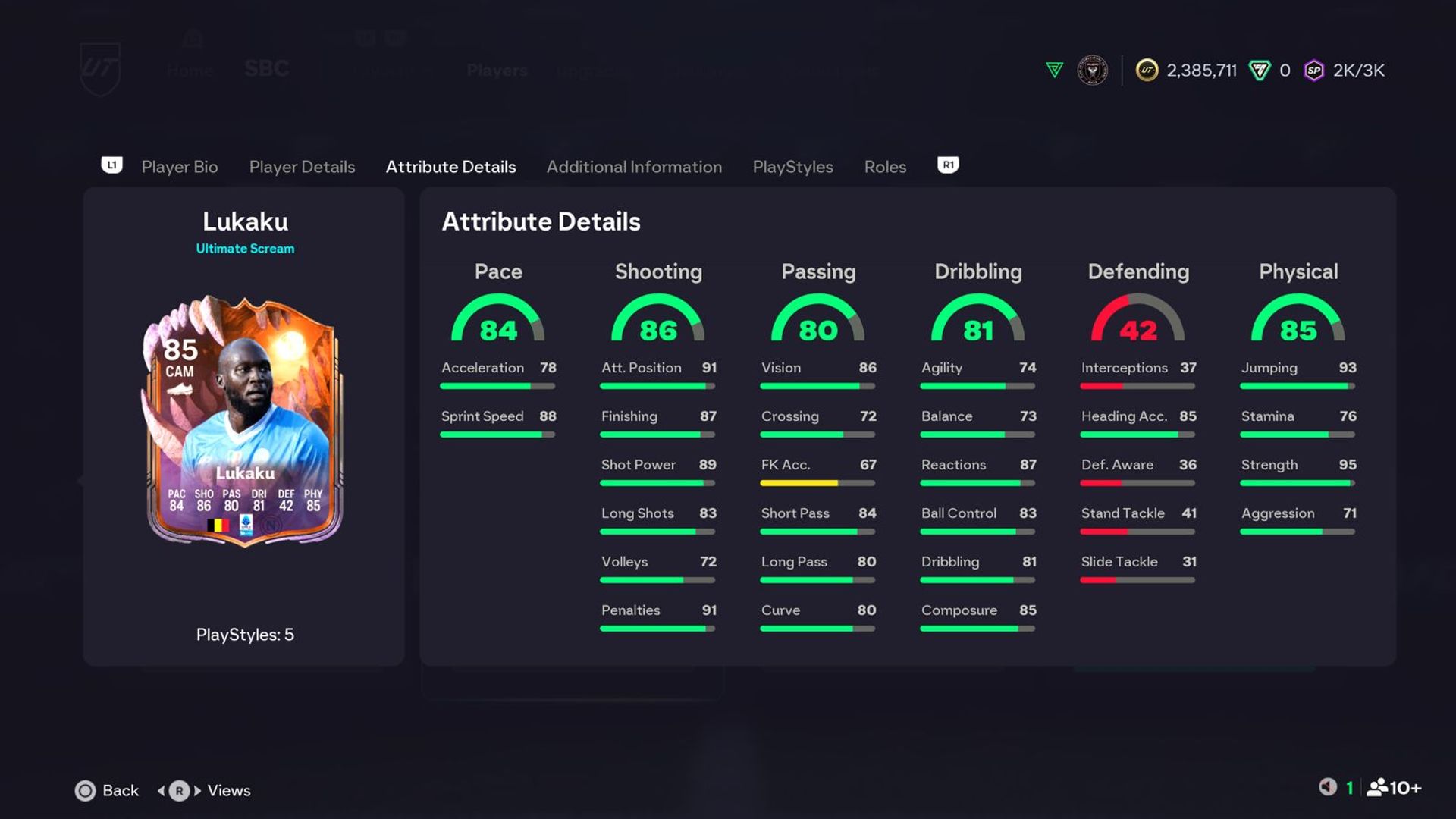 Romelu Lukaku Ultimate Scream SBC Released in FC 26 Ultimate Team