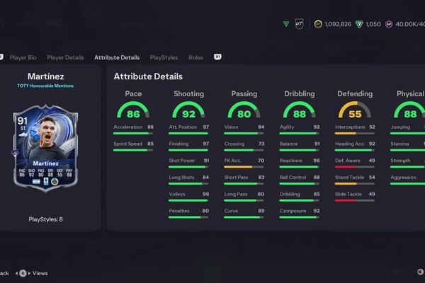 EA FC 26 Lautaro Martínez TOTY Honourable Mentions SBC: Full Requirements, Cheapest Solutions, and Review