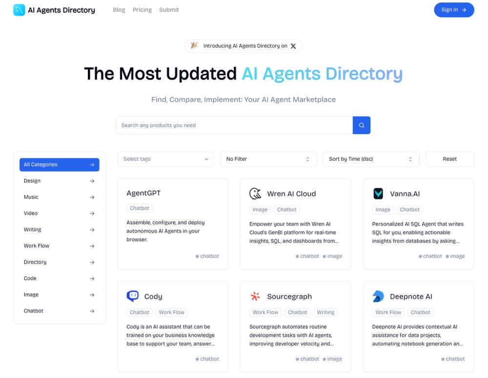 image of AI Agents Directory