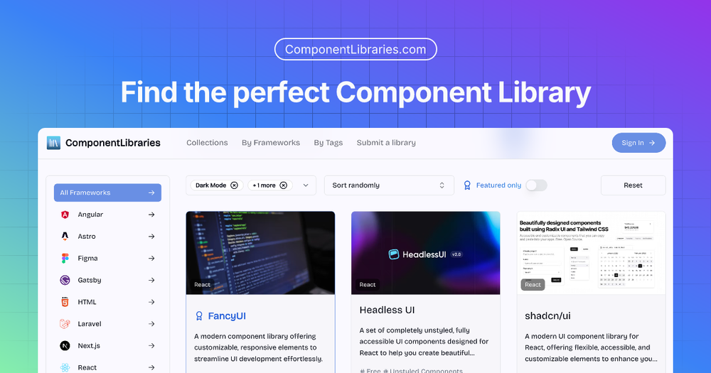 image of ComponentLibraries.com