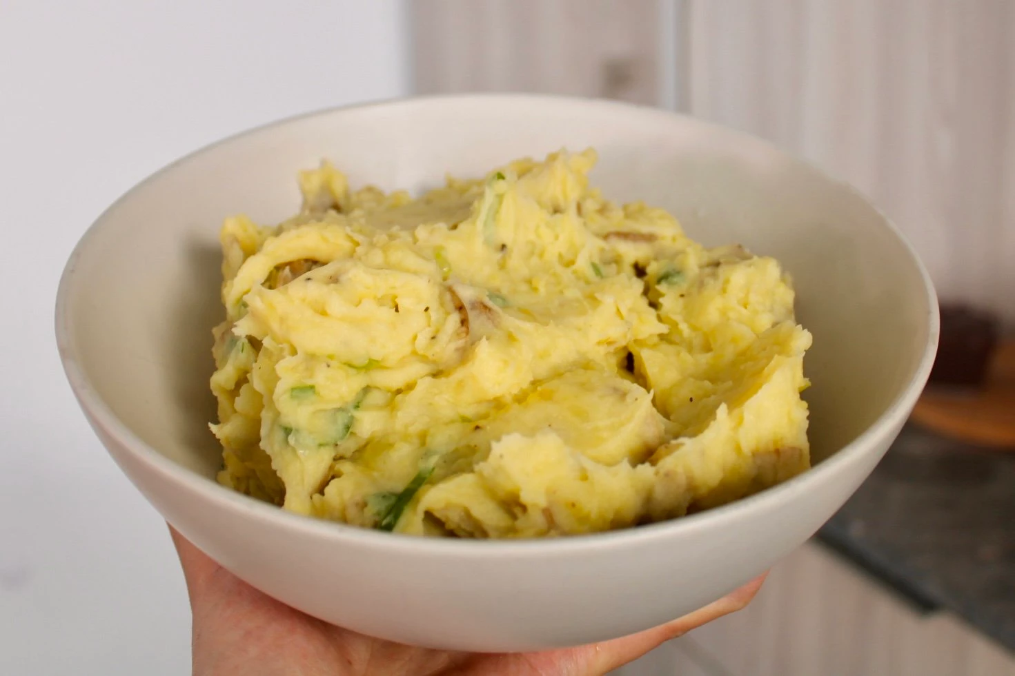 A large bowl of cannabis infused mashed potatoes.