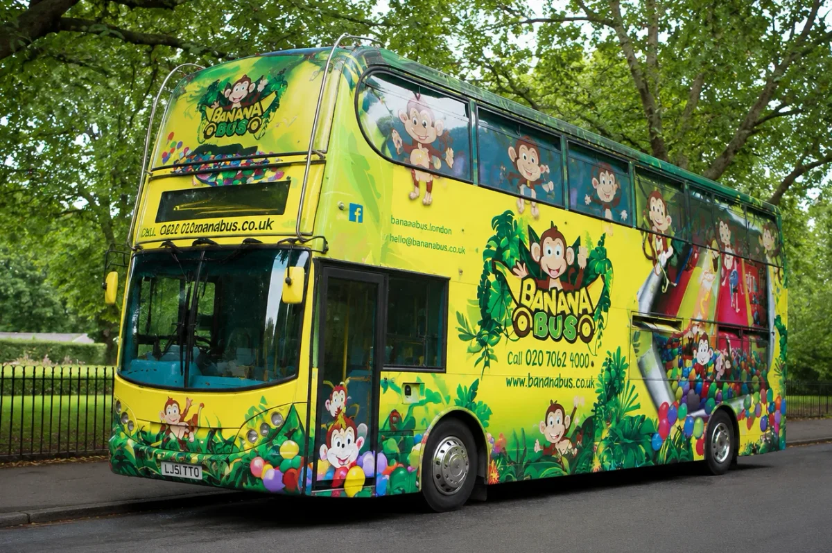 Banana Bus play-based birthday option for younger children near Hendon | Partyfer