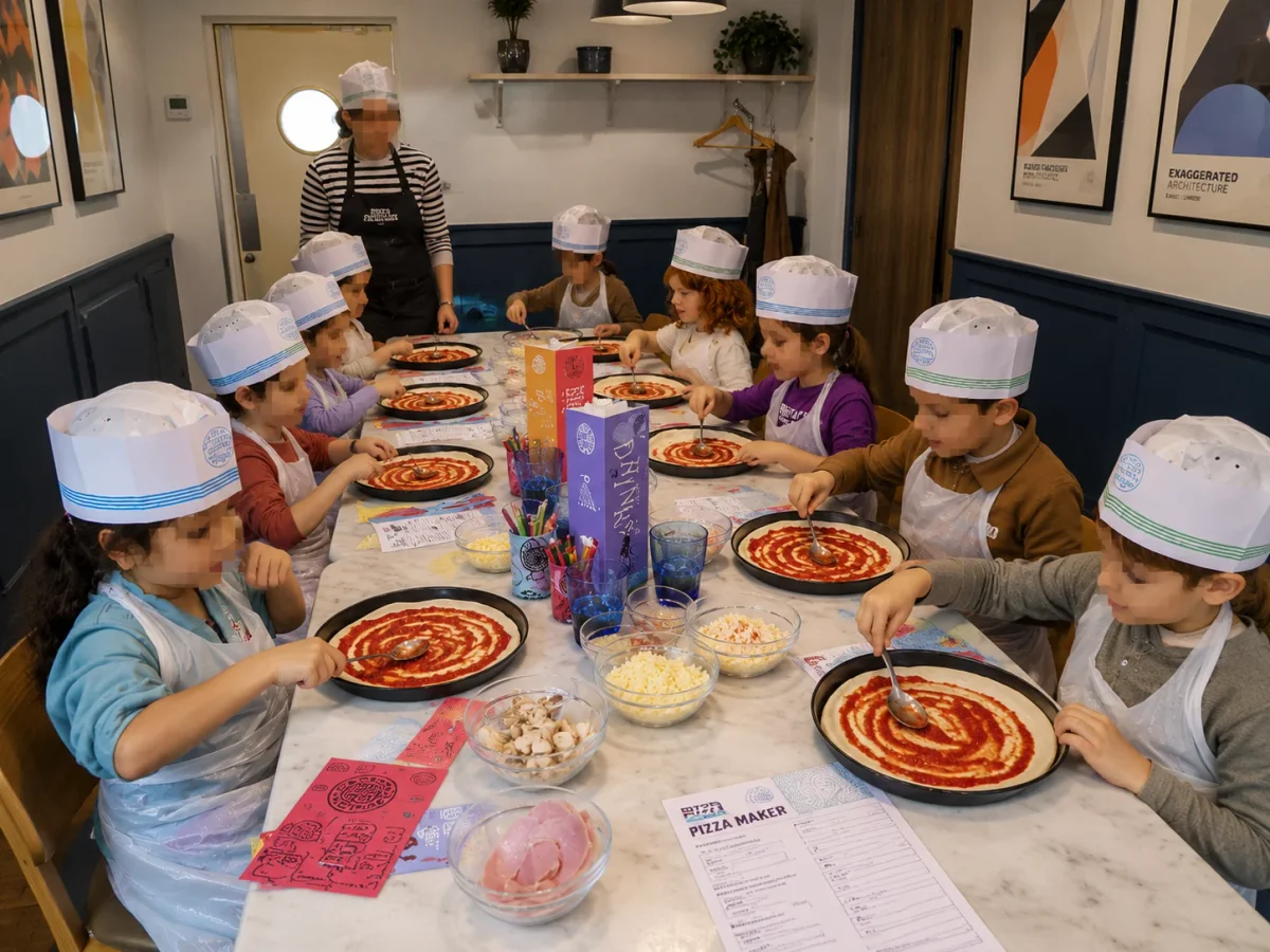 Pizza-making birthday workshop in a private room near Camden Town | Partyfer